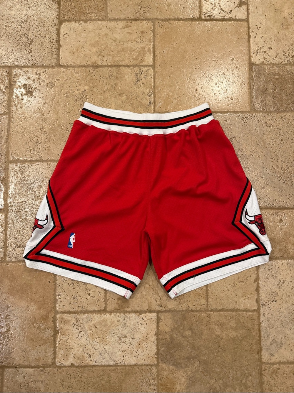 Mitchell & Ness NBA Chicago Bulls Red Basketball Shorts